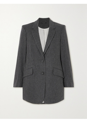 RAG & BONE - Charles Pinstriped Wool-blend Blazer - Gray - US0,US2,US4,US6,US8,US10