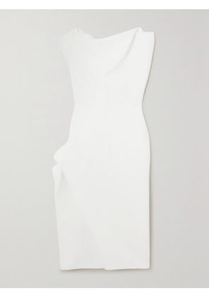 Maticevski - Rejoice Asymmetric Draped Crepe Dress - White - UK 6,UK 8,UK 10,UK 12,UK 14,UK 16