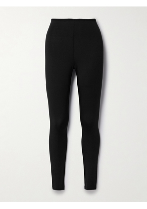FFORME - Abha Stretch-silk Jersey Leggings - Black - x small,small,medium,large,x large