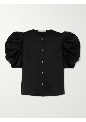 Alessandra Rich - Envers Satin Blouse - Black - IT36,IT38,IT40,IT42,IT44,IT46