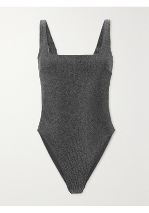 FORM AND FOLD - D-g The Square Metallic Swimsuit - Silver - 32D,34D,36D,38D,32DD,34DD,36DD,38DD,32E,34E,36E,32F,34F,36F,38F,32FF,34FF,36FF,30G,32G,34G,36G