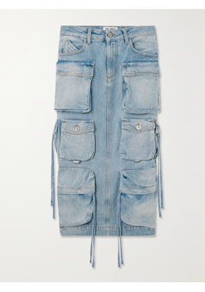 The Attico - Denim Midi Skirt - Blue - 25,26,27,28,29,30,31