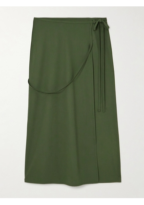 LEMAIRE - Wool Midi Wrap Skirt - Green - FR 34,FR 36,FR 38,FR 40,FR 42,FR 44