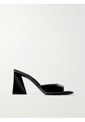 The Attico - Mini Devon Patent-leather Mules - Black - IT35,IT35.5,IT36,IT36.5,IT37,IT37.5,IT38,IT38.5,IT39,IT39.5,IT40,IT40.5,IT41,IT41.5,IT42