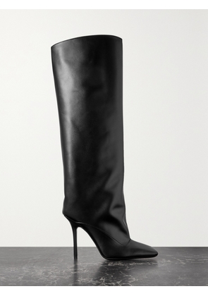 The Attico - Sienna Leather Knee Boots - Black - IT35,IT35.5,IT36,IT36.5,IT37,IT37.5,IT38,IT38.5,IT39,IT39.5,IT40,IT40.5,IT41