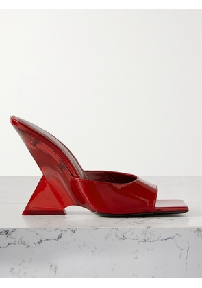 The Attico - Cheope Patent-leather Mules - Red - IT35,IT35.5,IT36,IT36.5,IT37,IT37.5,IT38,IT38.5,IT39,IT39.5,IT40,IT40.5,IT41,IT42