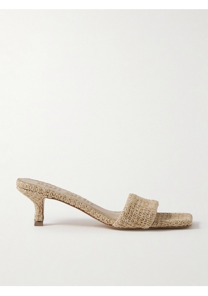 Cult Gaia - Ada Raffia Mules - Neutrals - IT35,IT35.5,IT36,IT36.5,IT37,IT37.5,IT38,IT38.5,IT39,IT39.5,IT40,IT40.5,IT41,IT41.5,IT42