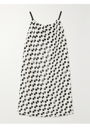 LIBEROWE - + Net Sustain Flou Checked Metallic Devoré-voile Mini Dress - Multi - x small,small,medium,large,x large