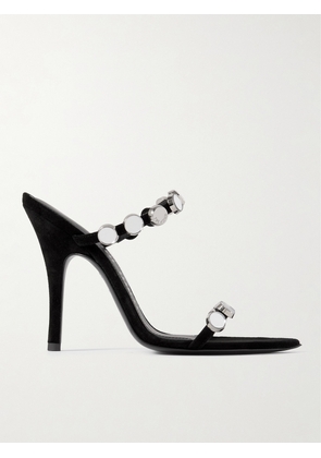 The Attico - Venus Studded Suede Sandals - Black - IT35,IT35.5,IT36,IT37,IT37.5,IT38,IT38.5,IT39,IT39.5,IT40,IT41
