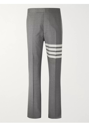 Thom Browne - Grey Slim-Fit Tapered Striped Wool Suit Trousers - Men - Gray - 1