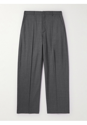 Valentino Garavani - Straight-Leg Cropped Wool Trousers - Men - Gray - IT 46