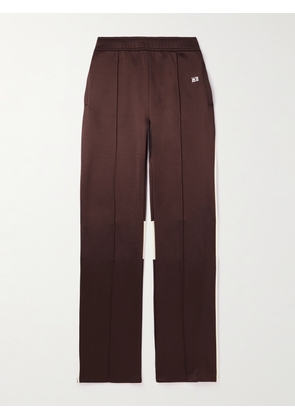 WALES BONNER - Kola Straight-Leg Tech-Jersey Track Pants - Men - Brown - XS