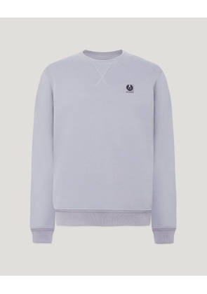 Belstaff Sweatshirt Men's Cotton Fleece Faded Indigo Size 2XL