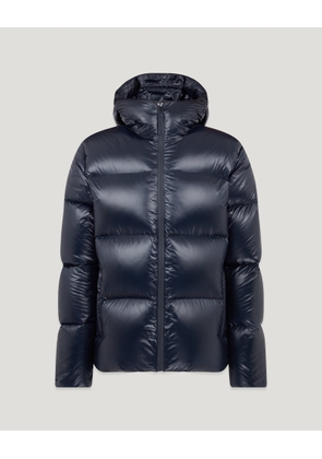 Belstaff Resolve Jacket Men's Down Filled Ripstop Dark Ink Size 2XL