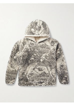 ERL - Printed Fleece Hoodie - Men - Gray - XS