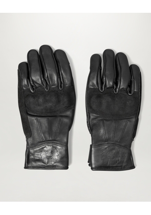 Belstaff Clinch Motorcycle Glove Men's Calf Leather Black Size 2XL
