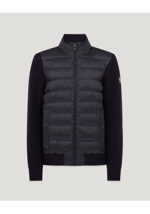 Belstaff Circuiteer Cardigan Men's Lightweight Nylon Dark Ink Size 3XL