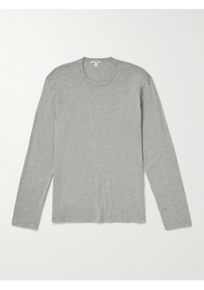 James Perse - Combed Cotton-Jersey T-Shirt - Men - Gray - 1