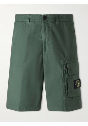 Stone Island - Straight-Leg Cotton-Canvas Cargo Shorts - Men - Green - UK/US 30