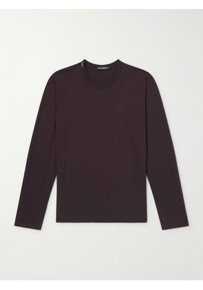 Dolce&Gabbana - Cotton-Jersey T-Shirt - Men - Brown - IT 44