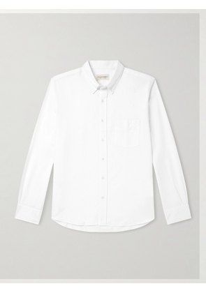 Officine Générale - Button-Down Collar Cotton Oxford Shirt - Men - White - XS