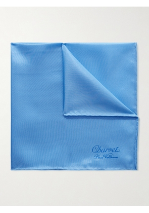 Charvet - Silk Pocket Square - Men - Blue