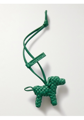 Bottega Veneta - Intrecciato Leather Bag Charm - Men - Green