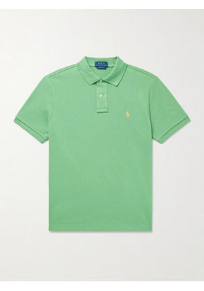 Polo Ralph Lauren - Logo-Embroidered Cotton-Piqué Polo Shirt - Men - Green - XS