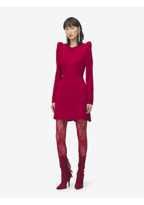ALEXANDER MCQUEEN - Kickback Mini Dress - Item 847913QEAAA6191