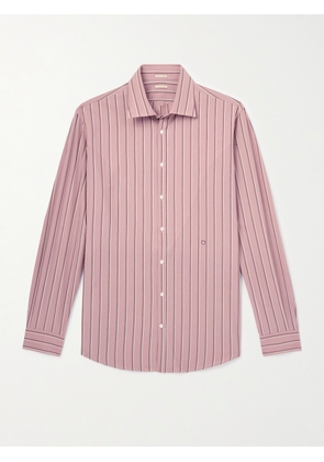 Massimo Alba - Genova Striped Cotton-Poplin Shirt - Men - Pink - S