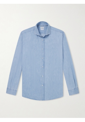 Brunello Cucinelli - Denim Shirt - Men - Blue - S