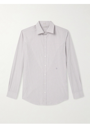 Massimo Alba - Genova Checked Cotton-Poplin Shirt - Men - Blue - S