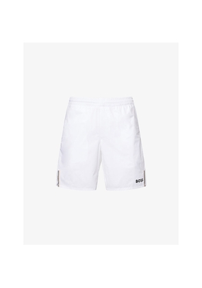 Mens Boss Green Atta 9Inch Drawstring Woven Shorts