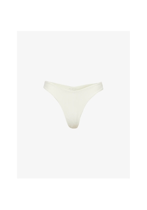 Womens Away That Day Fiji High-Rise Bikini Bottoms
