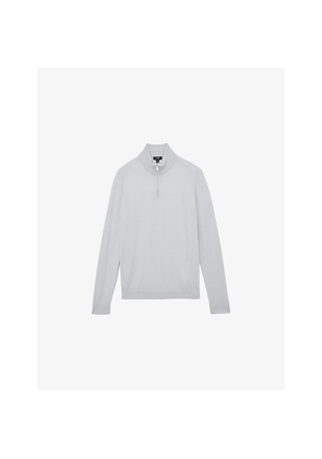 Mens Reiss Blackhall Half-Zip Wool Jumper