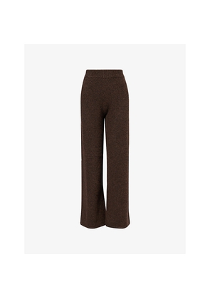 Womens 4th & Reckless Brady Straight-Leg Knitted Trousers