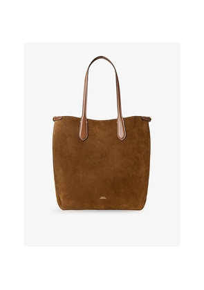 Womens Polo Ralph Lauren Bellport Large Suede Tote Bag