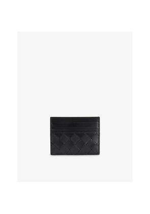 Mens Bottega Veneta Intrecciato Leather Card Holder