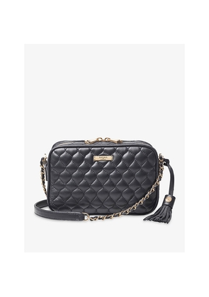 Womens Aspinal Of London Alice Quilted Leather Cross-Body Bag