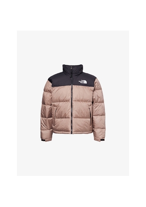 Mens The North Face 1996 Retro Nuptse Embroidered-Logo Shell-Down Jacket