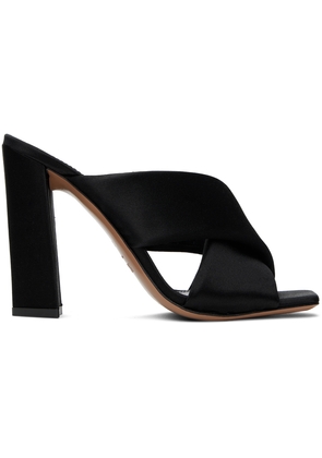 Paris Texas Black Dafne Heeled Sandals