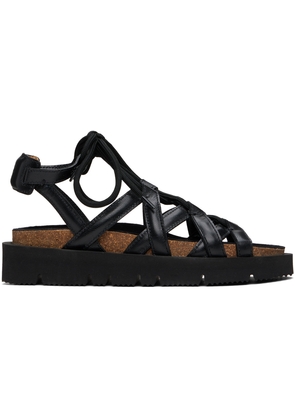 A. P.C. Black Natacha Ramsay-Levi Edition Iliade Sandals