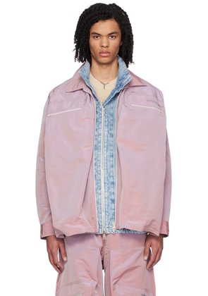 Y/Project Purple Gathered Shirt