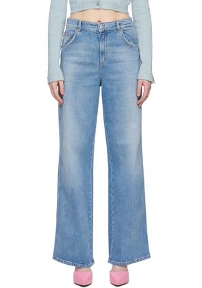 Blumarine Blue Boyfriend Jeans