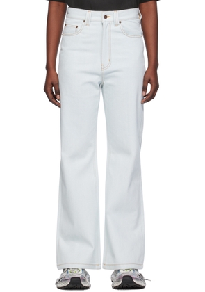 We11done Blue Straight Jeans