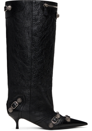 Balenciaga Black Cagole Wide 50mm Boots