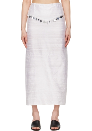 Gimaguas Off-White Diane Maxi Skirt