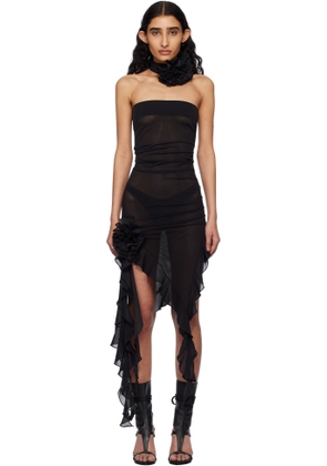 Fancì Club Black 'The Crime' Midi Dress