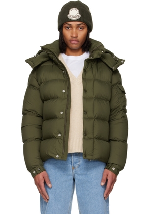 Moncler Green Maya 70 Hooded Short Down Jacket