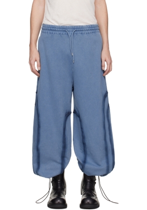 AVAVAV Blue Relaxed Drawstring Lounge Pants